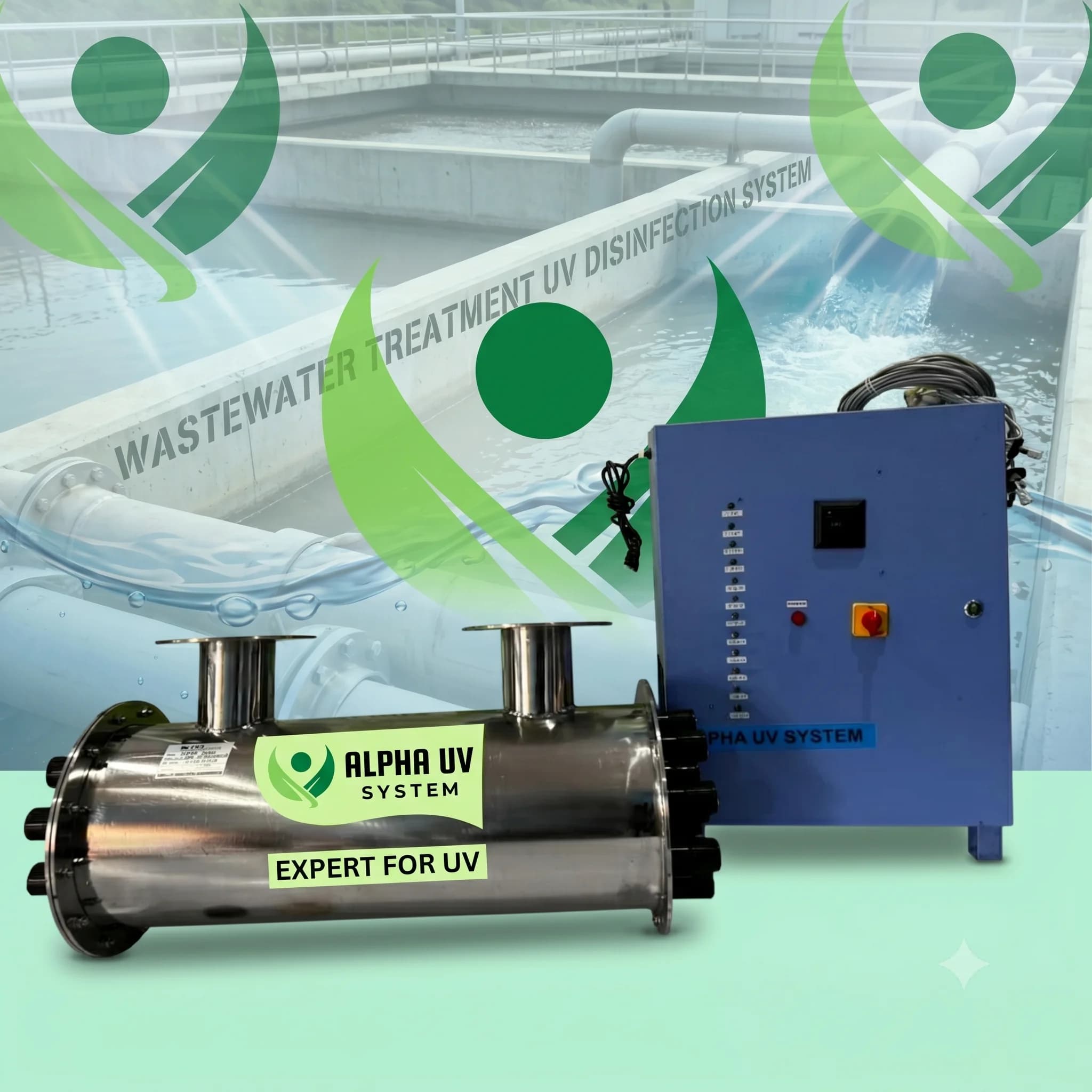 Alpha UV disinfection system Waste Water Treatment for Water Treatment wastewater treatment, 10,000 – 2,00,000 LPH capacity