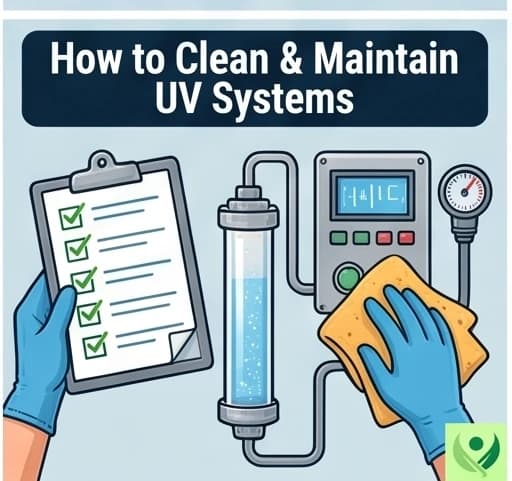 UV System Maintenance: Quartz Sleeve, Lamp & Sensor — The Quarterly Checklist — UV water treatment guide